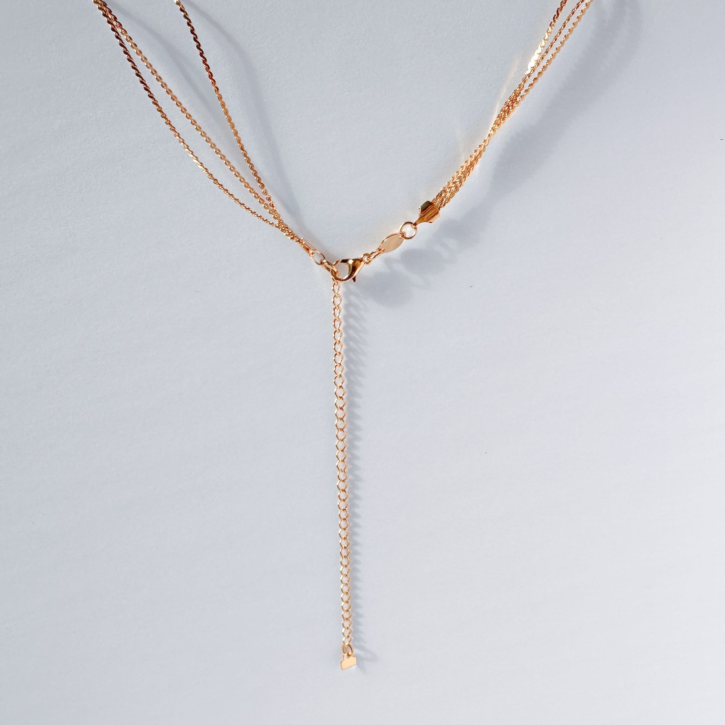 Minimalist Triple Chain Necklace