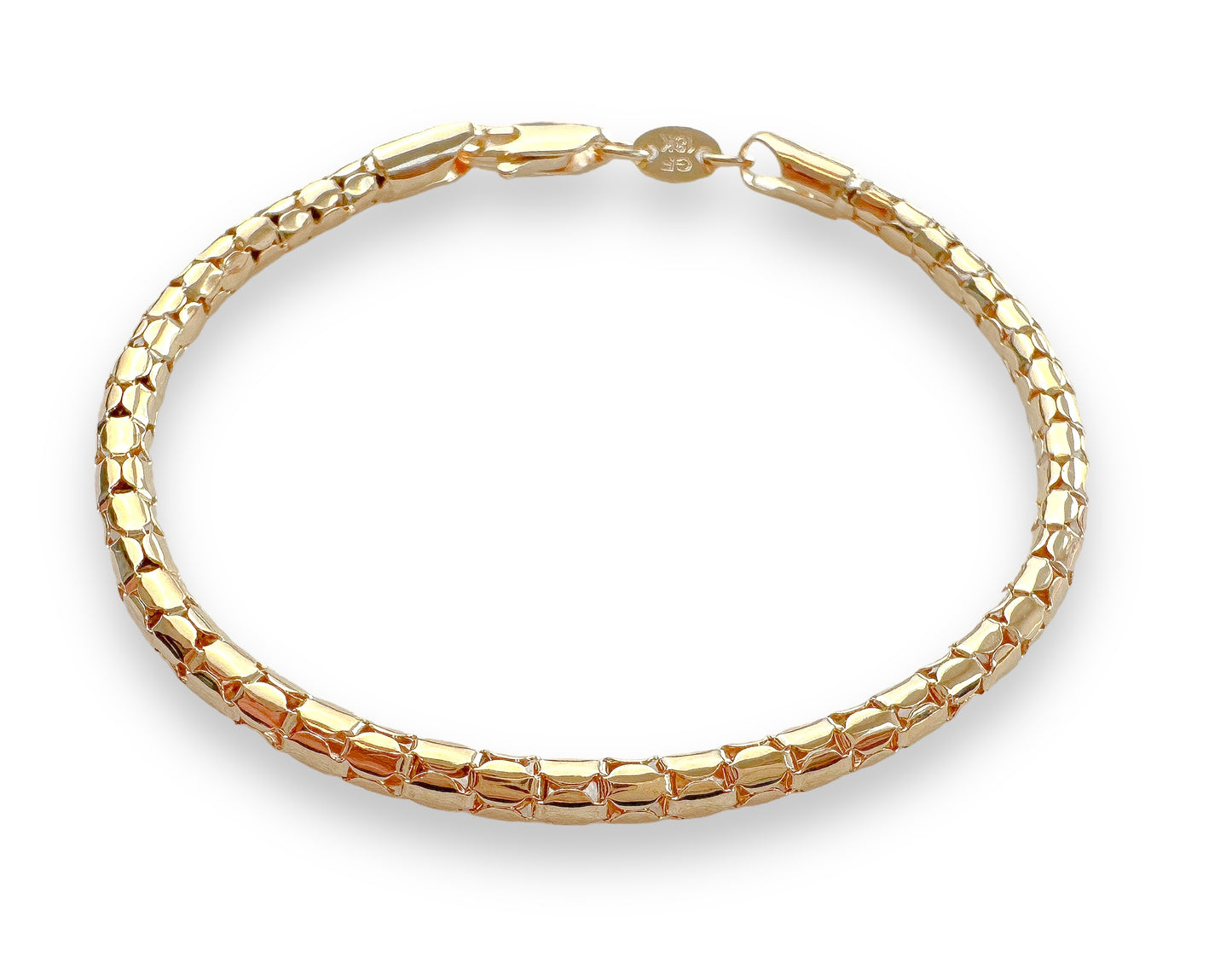 Patterned tube bracelet