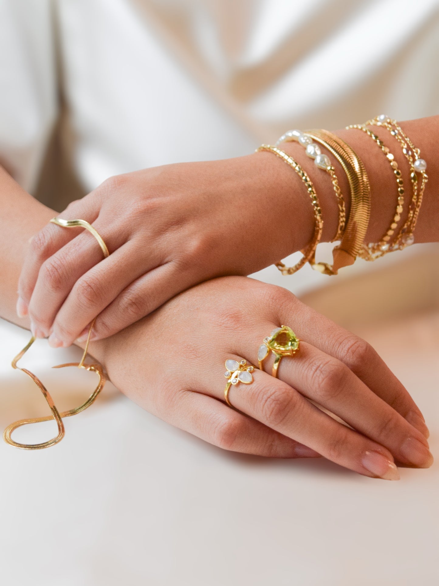 Patterned tube bracelet