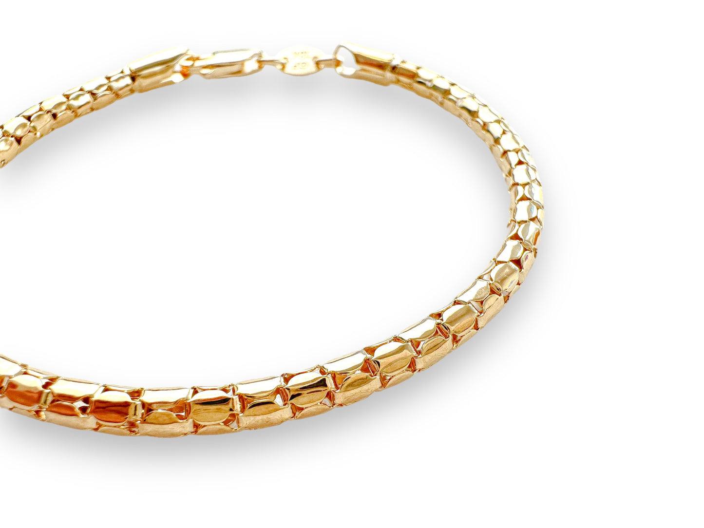 Patterned tube bracelet