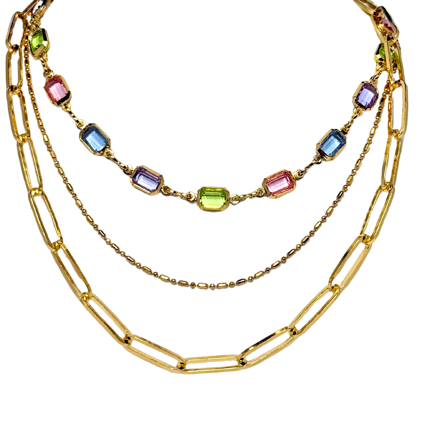 Minimalist Layering Morse Code Necklace