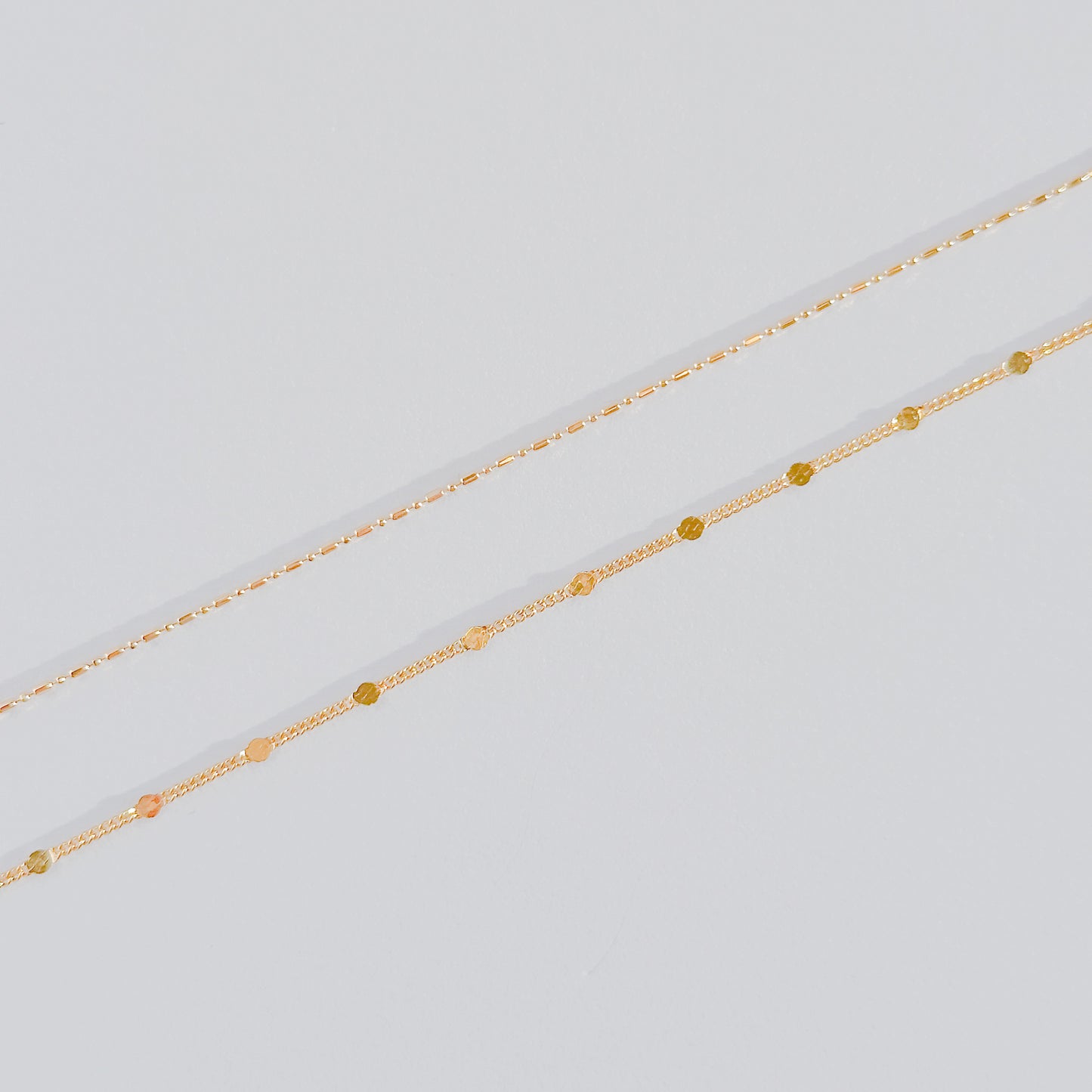 Minimalist Layering Morse Code Necklace