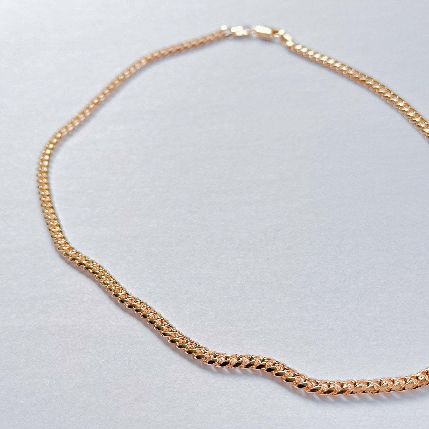 Gold Filled Curb Necklace