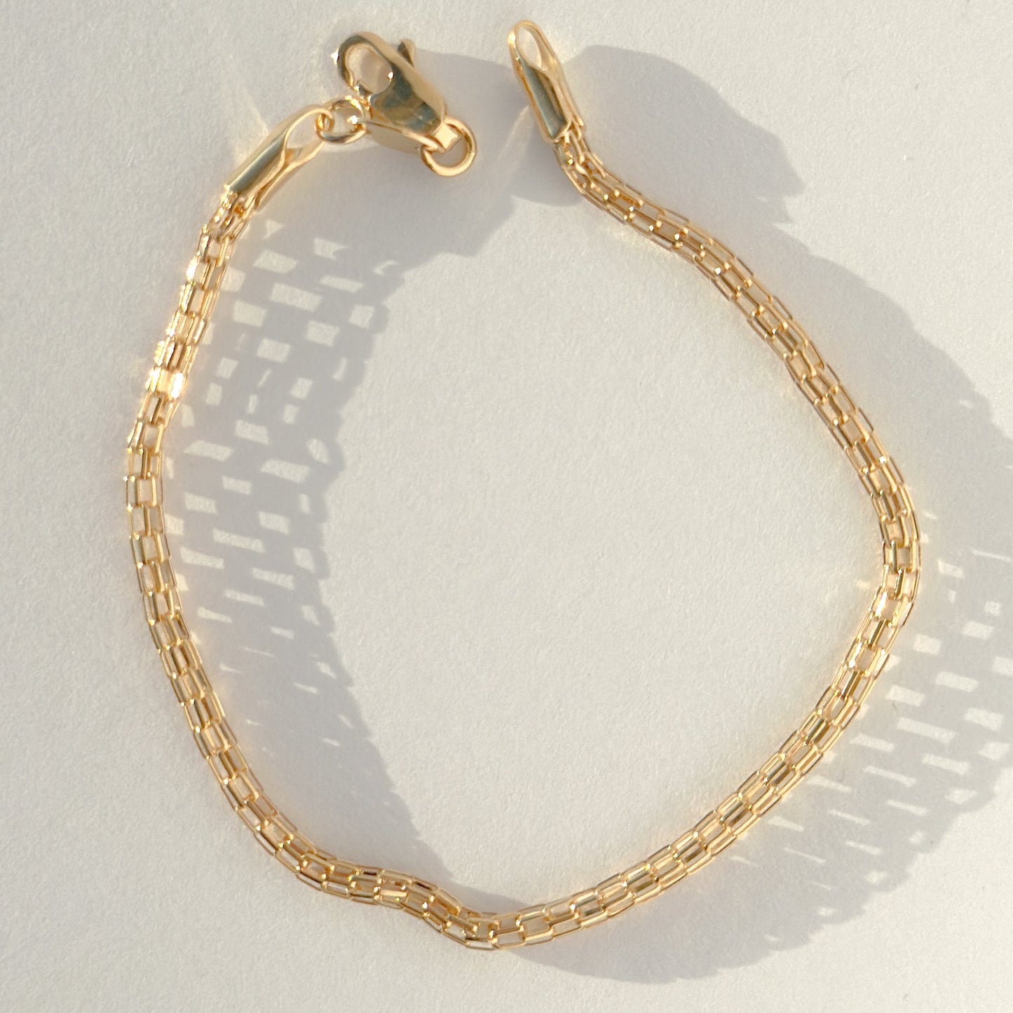 Textured Chain Stacking Bracelet